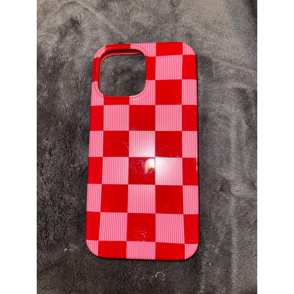 Velvet Caviar Phone Case - 12 Pro Max - Rose Vibe Checkered